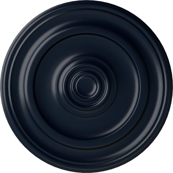 Ekena Millwork Kepler Traditional Medallion (For Canopies up to 5 1/4"), 23 5/8"OD x 1 3/4"P, Midnight Dream CM24KPMDF - main